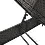 Sonnendeck-Set mit 3-teiligen Liegen und Kissen aus schwarzem Kunststoff-Rattan von , Liegen - Ref: Foro24-3284263, Preis: 30...