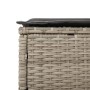 Set of 3-piece light gray synthetic rattan sun loungers with cushions by , Loungers - Ref: Foro24-3284268, Price: 325,72 €, D...