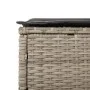 Set of 3-piece light gray synthetic rattan sun loungers with cushions by , Loungers - Ref: Foro24-3284268, Price: 318,90 €, D...