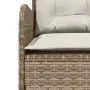 L-förmiges Gartensofa mit beigen Kissen aus synthetischem Rattan. von , Outdoor-Sofas - Ref: Foro24-369004, Preis: 356,26 €, ...