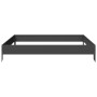 Schwarzes Stahlbeet 100x100x18,5 cm von , Töpfe und Pflanzgefäße - Ref: Foro24-851010, Preis: 42,17 €, Rabatt: %