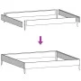 Schwarzes Stahlbeet 100x100x18,5 cm von , Töpfe und Pflanzgefäße - Ref: Foro24-851010, Preis: 41,33 €, Rabatt: %
