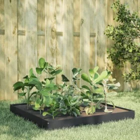 Anthrazitgraues Stahlbeet 100x100x18,5 cm von , Töpfe und Pflanzgefäße - Ref: Foro24-851012, Preis: 37,38 €, Rabatt: %