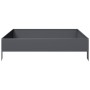 Anthrazitgraues Stahlbeet 100x100x26 cm von , Töpfe und Pflanzgefäße - Ref: Foro24-851019, Preis: 41,42 €, Rabatt: %