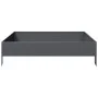 Anthrazitgraues Stahlbeet 100x100x26 cm von , Töpfe und Pflanzgefäße - Ref: Foro24-851019, Preis: 42,17 €, Rabatt: %