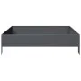 Anthrazitgraues Stahlbeet 100x100x26 cm von , Töpfe und Pflanzgefäße - Ref: Foro24-851019, Preis: 42,17 €, Rabatt: %
