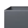 Anthrazitgraues Stahlbeet 100x100x26 cm von , Töpfe und Pflanzgefäße - Ref: Foro24-851019, Preis: 42,17 €, Rabatt: %