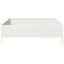 Beet aus weißem Stahl 100x100x33,5 cm von , Töpfe und Pflanzgefäße - Ref: Foro24-851025, Preis: 51,93 €, Rabatt: %