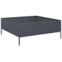 Anthrazitgraues Stahlbeet 100x100x25 cm von , Töpfe und Pflanzgefäße - Ref: Foro24-851033, Preis: 54,76 €, Rabatt: %
