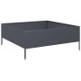 Arriate de acero gris antracita 100x100x25 cm de , Maceteros y jardineras - Ref: Foro24-851033, Precio: 54,15 €, Descuento: %
