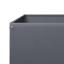 Anthrazitgraues Stahlbeet 100x100x25 cm von , Töpfe und Pflanzgefäße - Ref: Foro24-851033, Preis: 54,76 €, Rabatt: %