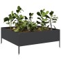 Stahlbeet 100x100x25 cm von , Töpfe und Pflanzgefäße - Ref: Foro24-851031, Preis: 56,10 €, Rabatt: %