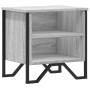 Bedside table made of gray Sonoma engineered wood, 40x30x40 cm. by , Nightstands - Ref: Foro24-848500, Price: 36,18 €, Discou...