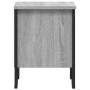 Bedside table made of gray Sonoma engineered wood, 40x30x40 cm. by , Nightstands - Ref: Foro24-848500, Price: 36,18 €, Discou...