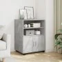 Engineered wood gray concrete 60x48x81 cm wheeled wardrobe by , Filing cabinets - Ref: Foro24-853167, Price: 90,10 €, Discoun...