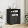 Rollschrank aus schwarzem Ingenieurholz mit Rädern, 60x48x81 cm. von , Aktenschränke - Ref: Foro24-853165, Preis: 95,81 €, Ra...