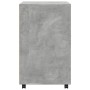 Engineered wood gray concrete 60x48x81 cm wheeled wardrobe by , Filing cabinets - Ref: Foro24-853167, Price: 87,62 €, Discoun...