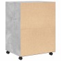 Rollcontainer aus Holzwerkstoff in Betongrau mit Rollen, 60x48x81 cm. von , Aktenschränke - Ref: Foro24-853167, Preis: 91,06 ...