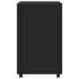 Rollschrank aus schwarzem Ingenieurholz mit Rädern, 60x48x81 cm. von , Aktenschränke - Ref: Foro24-853165, Preis: 95,81 €, Ra...