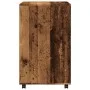 Engineered wood aged wardrobe with wheels 60x48x81 cm by , Filing cabinets - Ref: Foro24-853171, Price: 90,59 €, Discount: %