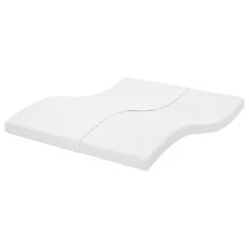 Schaumstoffmatratze mit 7 Zonen Härte 20 ILD Weiß 200x210 cm von , Matratzen - Ref: Foro24-4016653, Preis: 191,71 €, Rabatt: %