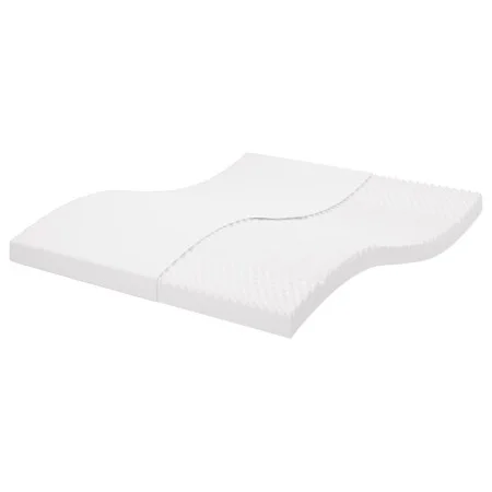 Foam mattress with 7-zone hardness 20 ILD white 200x210 cm by , Mattresses - Ref: Foro24-4016653, Price: 191,71 €, Discount: %