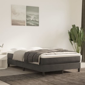 Colchón muelles ensacados terciopelo gris oscuro 140x210x20 cm de , Colchones - Ref: Foro24-4016583, Precio: 187,74 €, Descue...