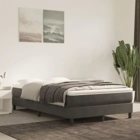 Dark gray velvet pocket spring mattress 140x210x20 cm by , Mattresses - Ref: Foro24-4016583, Price: 184,82 €, Discount: %
