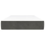 Dark gray velvet pocket spring mattress 80x220x20cm by , Mattresses - Ref: Foro24-4016595, Price: 124,91 €, Discount: %