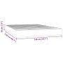 Taschenfederkernmatratze dunkelgrauer Samt 140x210x20 cm von , Matratzen - Ref: Foro24-4016583, Preis: 187,74 €, Rabatt: %