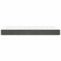 Taschenfederkernmatratze in dunkelgrauem Samtstoff 80x220x20cm von , Matratzen - Ref: Foro24-4016595, Preis: 124,91 €, Rabatt: %