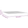 Pocket spring mattress light gray velvet 160x210x20cm by , Mattresses - Ref: Foro24-4016588, Price: 230,80 €, Discount: %