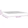 Pocket spring mattress light gray velvet 160x210x20cm by , Mattresses - Ref: Foro24-4016588, Price: 226,90 €, Discount: %