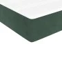 Colchón muelles ensacados terciopelo verde oscuro 80x220x20 cm de , Colchones - Ref: Foro24-4016597, Precio: 133,54 €, Descue...