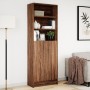 Sideboard with LED lights, engineered wood in brown oak, 69x32.5x200 cm by , Sideboards - Ref: Foro24-3307911, Price: 125,61 ...