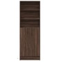 Sideboard with LED lights, engineered wood in brown oak, 69x32.5x200 cm by , Sideboards - Ref: Foro24-3307911, Price: 125,61 ...