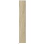 Aparador con LED madera ingeniería roble Sonoma 69x32,5x200 cm de , Aparadores - Ref: Foro24-3307907, Precio: 160,12 €