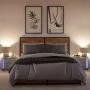 Bedside tables with LED lights 2 units engineered wood gray Sonoma by , Nightstands - Ref: Foro24-852058, Price: 88,74 €, Dis...