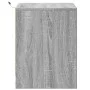 Bedside tables with LED lights 2 units engineered wood gray Sonoma by , Nightstands - Ref: Foro24-852058, Price: 88,74 €, Dis...
