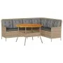 Garden sofa set 2 pieces and brown synthetic rattan cushions by , Garden sets - Ref: Foro24-3262093, Price: 506,31 €, Discoun...
