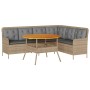 Gartensofa-Set, 2-teilig, mit braunen Kunststoff-Rattan-Kissen. von , Gartensets - Ref: Foro24-3262093, Preis: 518,85 €, Raba...