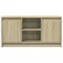 TV stand made of Sonoma oak engineered wood for LED TVs, measuring 100x34x50 cm. by , TV Furniture - Ref: Foro24-852189, Pric...