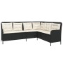 Garden sofa set 2 pieces and black synthetic rattan cushions by , Garden sets - Ref: Foro24-3262091, Price: 494,67 €, Discoun...