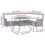 Garden sofa set 2 pieces and black synthetic rattan cushions by , Garden sets - Ref: Foro24-3262091, Price: 487,57 €, Discoun...