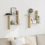 Wandregale 2 Stück aus Eichenholz in Sonoma-Optik 50x12x50 cm. von , Regale und Regale - Ref: Foro24-853256, Preis: 23,62 €, ...