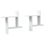 Wall shelves 2 units engineered wood white 50x15x50 cm by , Shelves and shelves - Ref: Foro24-853254, Price: 22,61 €, Discoun...