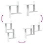 Wall shelves 2 units engineered wood white 50x15x50 cm by , Shelves and shelves - Ref: Foro24-853254, Price: 22,61 €, Discoun...