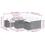 Garden furniture set 9 pieces and light gray synthetic rattan cushions by , Garden sets - Ref: Foro24-3269062, Price: 691,12 ...