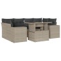 Gartensofagarnitur 7-teilig mit Polstern, helles graues PE-Rattan von , Gartensets - Ref: Foro24-3269022, Preis: 546,93 €, Ra...