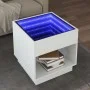 Coffee table with Infinity LED white 50x50x50 cm by , Coffee table - Ref: Foro24-847651, Price: 84,77 €, Discount: %